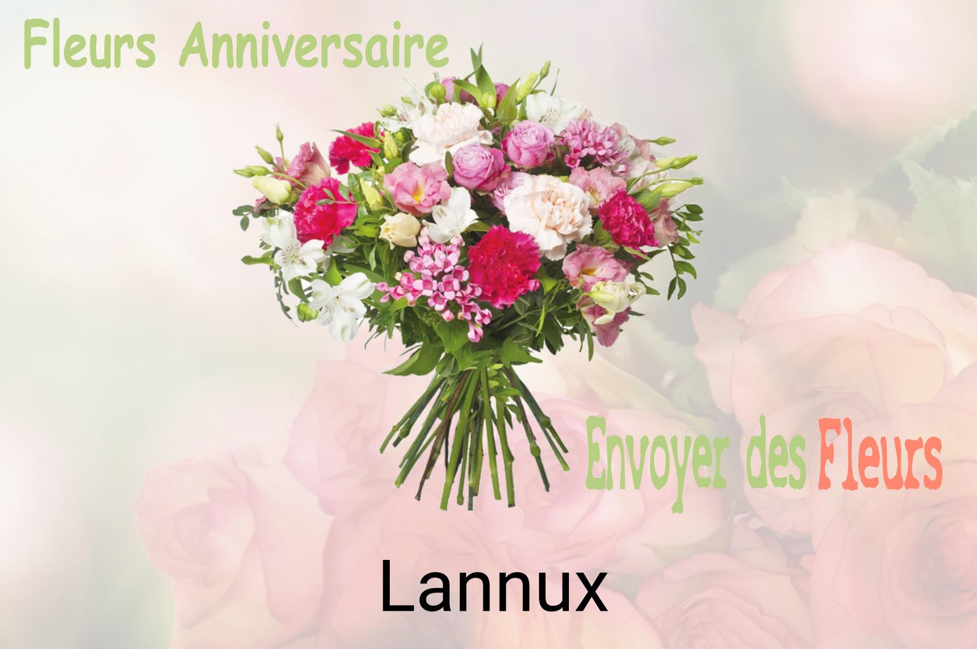Bouquet de fleurs d’anniversaire livré à Lannux